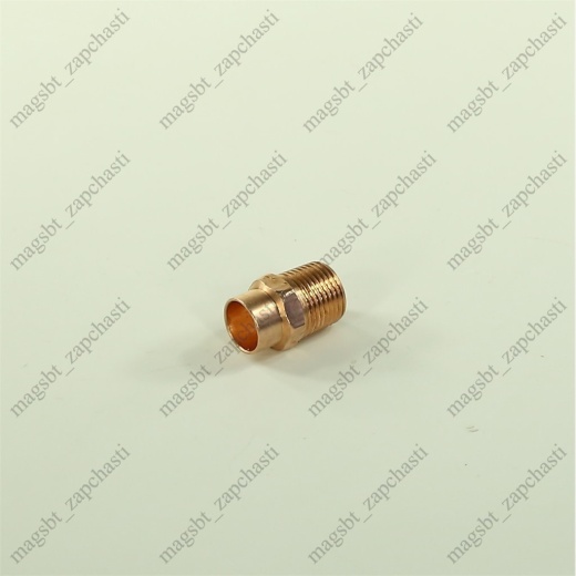 Solder-nut adapter 1/2 X 3/8M Solder-nut adapter 1/2 X 3/8M