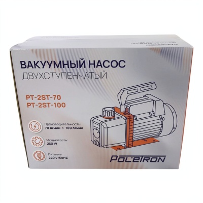 Насос вакуумный 2-ст 70 л/мин POLETRON PT-2ST-70 photo 2397786