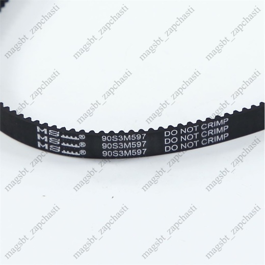 Bread machine belt MOULINEX L597mm Z199 toothed belt MS90S3M597 photo 2 - 