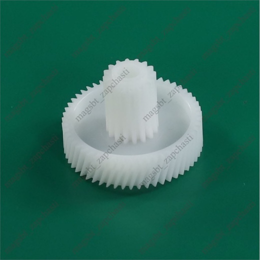 Meat grinder gear Ø47/18mm h35mm z54/16 braid/straight metal sleeve 