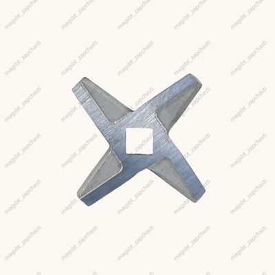 Нож мясорубки D51мм 8x8мм квадрат 2-х сторонний photo 2398504