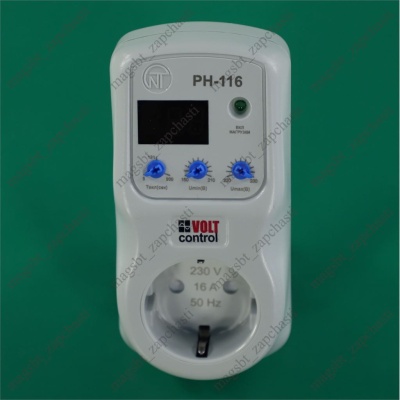 Реле напряжения 16А 220V 1 фаза 3,5 кВт PH-116 photo 2401186