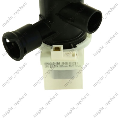 Pump of washing machine with snail Copreci 4screws 30W clamps forward. Copper wire. KEBS111 Bosch Siemens 145726 145338 photo 2206452