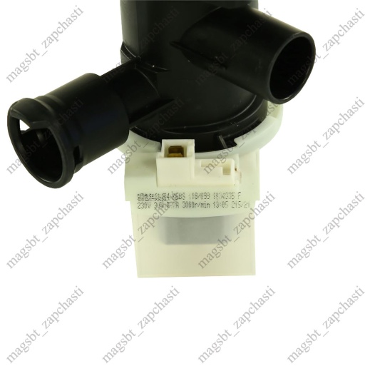 Pump of washing machine with snail Copreci 4screws 30W clamps forward. Copper wire. KEBS111 Bosch Siemens 145726 145338 photo 3 - 