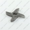 21003_2 Industrial meat grinder knife MIM-600 D93.5mm 16.3x20mm oval without flange photo 3 -