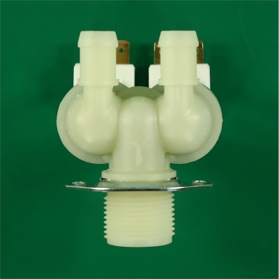 *Washing machine solenoid inlet valve 2 180° Ø14 mm terminals 220 V T&P photo 2496346 *Washing machine solenoid inlet valve 2 180° Ø14 mm terminals 220 V T&P photo 2496346