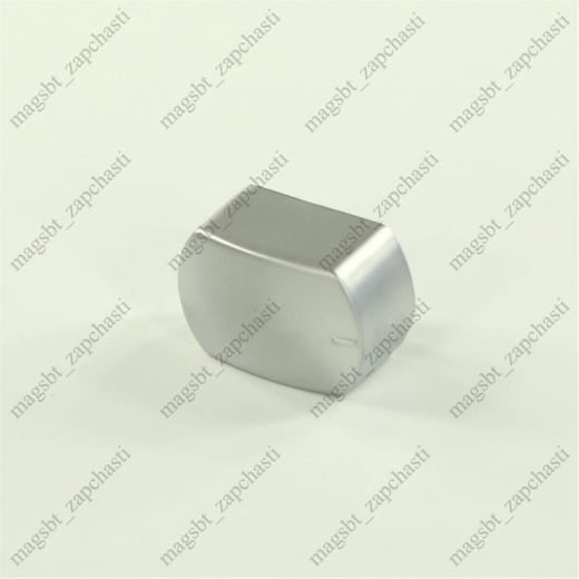 Power switch knob INDESIT C00082490 chrome 