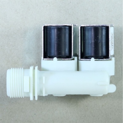 *Washing machine solenoid inlet valve 2 180° Ø12 mm terminals 220 V MERLONI photo 2496288 *Washing machine solenoid inlet valve 2 180° Ø12 mm terminals 220 V MERLONI photo 2496288