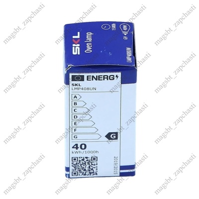 Лампа термостойкая G9 40W 220V 0-300ºС SKL photo 2395851