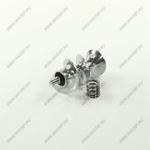 *Meat grinder auger POLARIS L 86 mm seat 9 mm square with spring PMG 0302 *Meat grinder auger POLARIS L 86 mm seat 9 mm square with spring PMG 0302