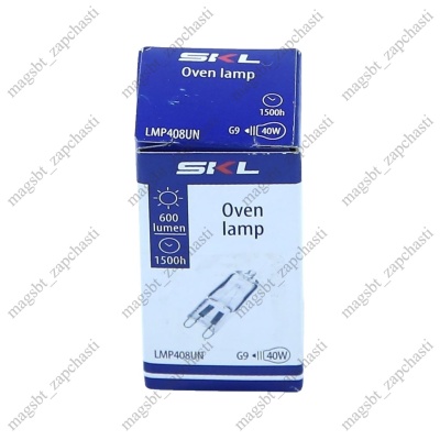 Лампа термостойкая G9 40W 220V 0-300ºС SKL photo 2395850