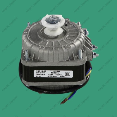 Микродвигатель YZF ULTRA 18/55W 0,4A 2600 об/мин медь c конденсатором photo 2397107
