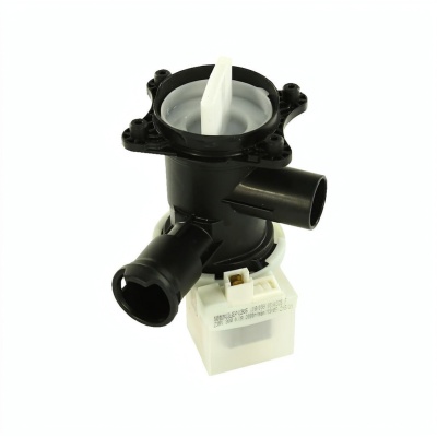 Pump of washing machine with snail Copreci 4screws 30W clamps forward. Copper wire. KEBS111 Bosch Siemens 145726 145338 photo 2450287