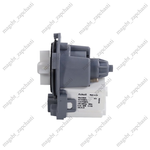 Washing Machine pump Askoll 3 clips 40W chip forward copper 292075 M325 RS081400 photo 2 - 