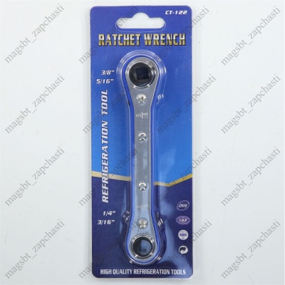 Valve key with ratchet CH-122 1/4"x3/8" 3/16"x5/16" photo 2263868