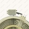 *Glass-ceramic surface burner 2100/700W Ш230mm two-zone WHIRLPOOL 481231018895 analog photo 4 - 