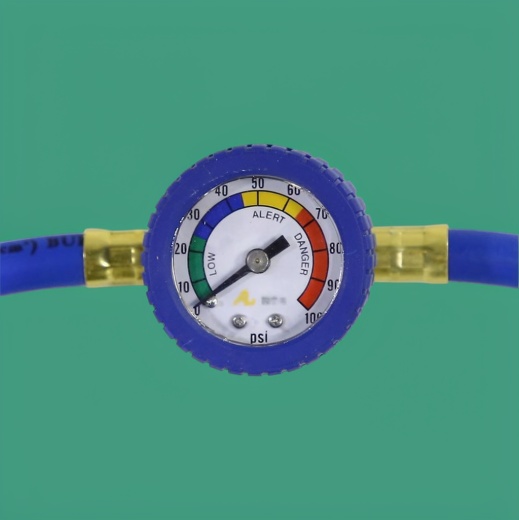 Pressure gauge R134 low (plastic hose) photo 2 - Pressure gauge R134 low (plastic hose) photo 2 -