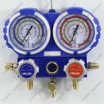 Коллектор 2 вент R22 3 шланга 120 см VALUE VMG-2-410A-B F photo 2393069 Коллектор 2 вент R22 3 шланга 120 см VALUE VMG-2-410A-B F photo 2393069
