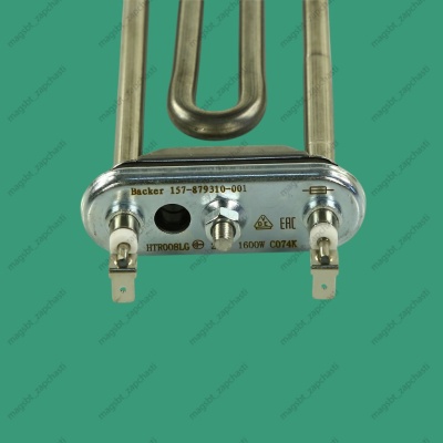 ТЭН стиральной машины 1600W прямой отверст ДРТ L171мм BACKER LG AEG33121513 photo 2435664