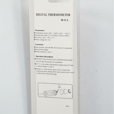 Термометр электронный WT-1 -50/+300°C photo 2404964 Термометр электронный WT-1 -50/+300°C photo 2404964