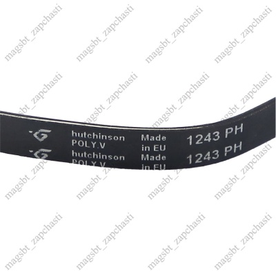 Washing Machine Belt 1243 H7 PH Hutchinson (WHIRLPOOL 481935818143 narrow) photo 2267416