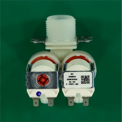 Electromagnetic valve of washing machine 2 180˚ Ø12 mm clamps 12V LG 5220FR1251G photo 2371782 Electromagnetic valve of washing machine 2 180˚ Ø12 mm clamps 12V LG 5220FR1251G photo 2371782