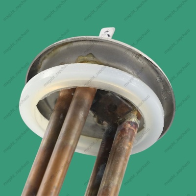 Heating element in/n 1000W 500+500 220V Ø64mm L240mm anode M4 with gasket photo 2269326
