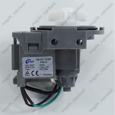 Насос посудомоечной машины сливной Fudi 4 защ 30W клеммы назад GORENJE 385842 photo 2397987