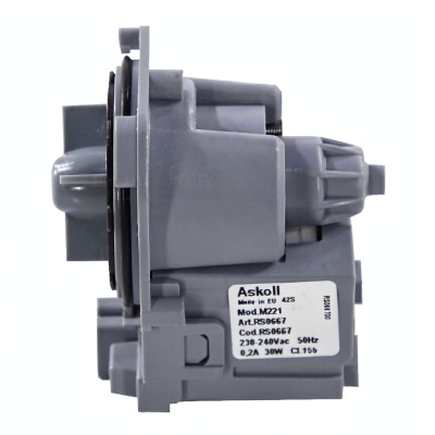 *Washing machine pump Askoll 3 latches 25/30 W chip forward 292075 T2121/M50 RS0656 photo 2425898 *Washing machine pump Askoll 3 latches 25/30 W chip forward 292075 T2121/M50 RS0656 photo 2425898