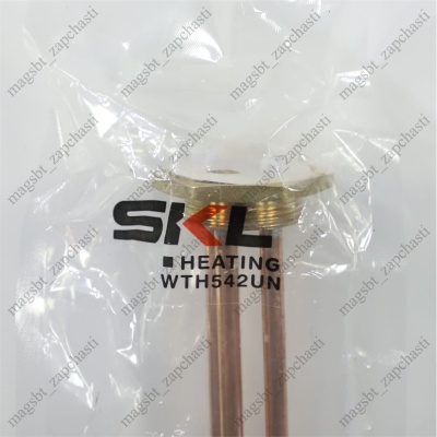 ТЭН радиатора 2000W L375мм 220V RDT TW3 1 1/4 (42 мм) SKL /медь/ photo 2407701