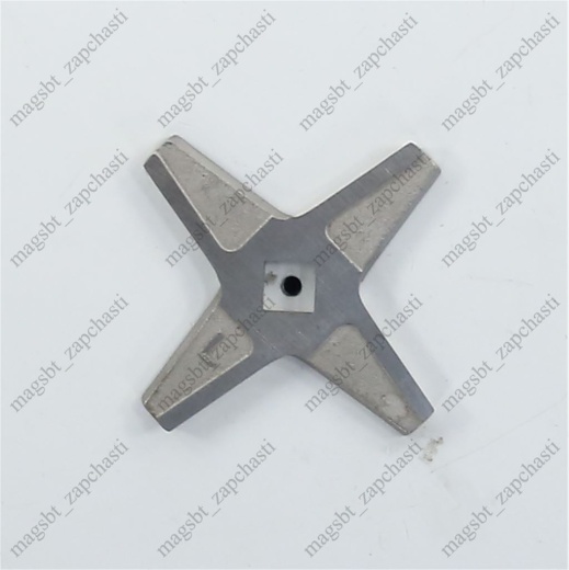 Meat grinder knife D60mm 8x8mm square 2-sided photo 2 - 