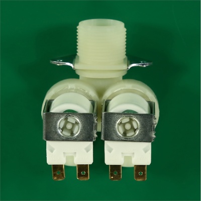 *Washing machine solenoid inlet valve 2 180° Ø14 mm terminals 220 V T&P photo 2496347 *Washing machine solenoid inlet valve 2 180° Ø14 mm terminals 220 V T&P photo 2496347