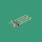 *Washing machine heating element 1800 W straight DRT sensor L160 mm KAWAI CANDY 49045774 HAIER 0024000279 34006017 photo 3 - 