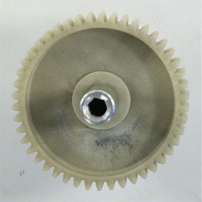 *Meat grinder gear MOULINEX D82/8 mm h72 mm z46 straight metal shaft with internal hex 8 mm photo 2462534 *Meat grinder gear MOULINEX D82/8 mm h72 mm z46 straight metal shaft with internal hex 8 mm photo 2462534