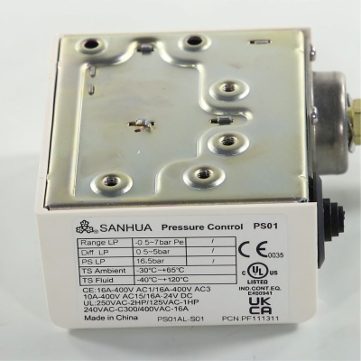 Реле давления SANHUA PS01 низ. давл. авто photo 2401060 Реле давления SANHUA PS01 низ. давл. авто photo 2401060