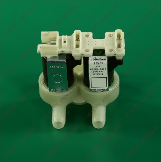 *Electromagnetic filling valve of washing machine 2 180˚ Ø10 mm chip left side 220V Robertshaw photo 5 - 