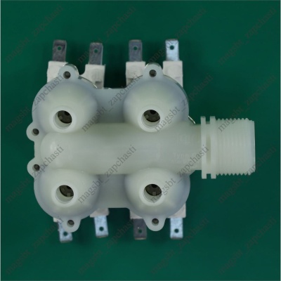 *Washing machine solenoid inlet valve 4 90° Ø12 mm terminals 220 V SKL photo 2496406 *Washing machine solenoid inlet valve 4 90° Ø12 mm terminals 220 V SKL photo 2496406
