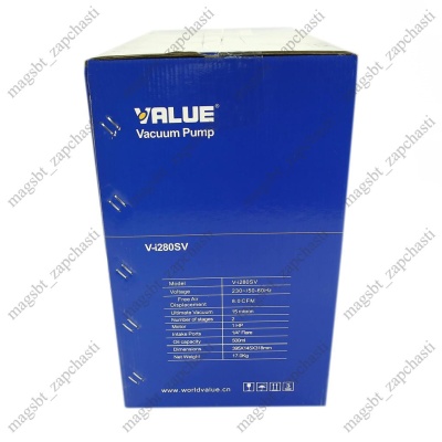 Насос вакуумный 2-ст 198 л/мин VALUE V-i280SV photo 2397832