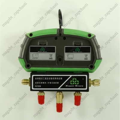 *Manifold electronic 2 valve R22/134/407/410/404/507/32/290/1234YF in case SS photo 2493963 *Manifold electronic 2 valve R22/134/407/410/404/507/32/290/1234YF in case SS photo 2493963