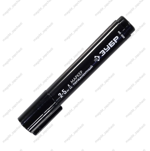 Permanent marker ZUBR wedge-shaped MP-300K black, 2.5 mm photo 1 - Permanent marker ZUBR wedge-shaped MP-300K black, 2.5 mm photo 1 -