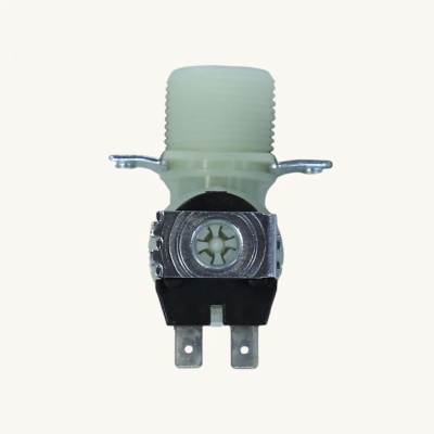 *Washing machine solenoid inlet valve 1 90° Ø12 mm terminals 220 V VS1001 photo 2447511