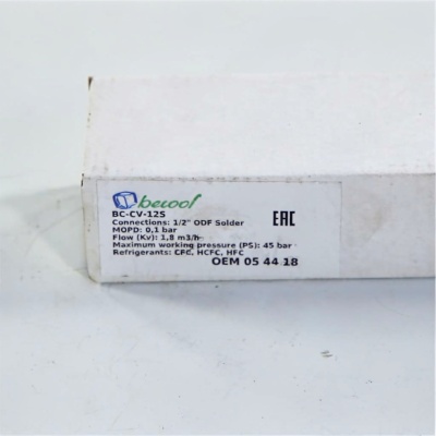 Клапан обратный BECOOL под пайку Ø 1/2" BC-CV-12S photo 2420011 Клапан обратный BECOOL под пайку Ø 1/2" BC-CV-12S photo 2420011