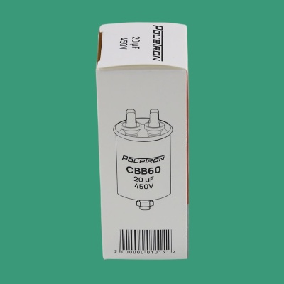 Конденсатор CBB60 20 мкф 450V пластик photo 2394319 Конденсатор CBB60 20 мкф 450V пластик photo 2394319