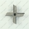 *Meat grinder knife REDMOND D 55 mm 10x10 mm square 6000201 A photo 2 - 