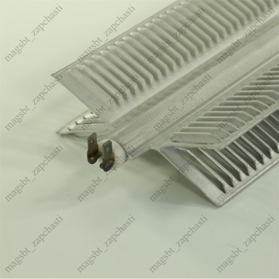 ТЭН конвектора 1000W(500+500) L344/317mm Х-образный 110х38мм клеммы разъем 2 режима алюминий photo 2407420 ТЭН конвектора 1000W(500+500) L344/317mm Х-образный 110х38мм клеммы разъем 2 режима алюминий photo 2407420