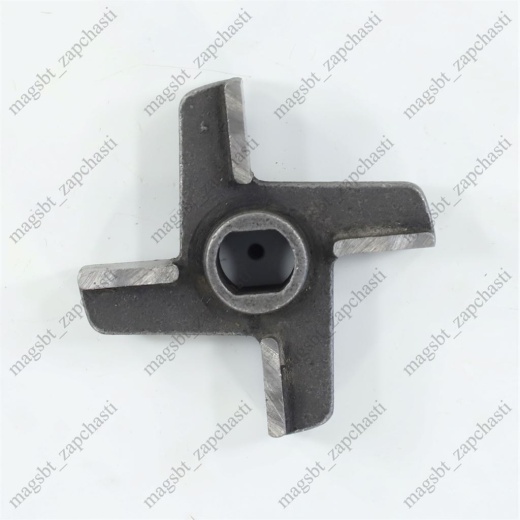 Knife for industrial meat grinder MIM-300 D74mm 13.5x16.5mm oval hole photo 2 - Knife for industrial meat grinder MIM-300 D74mm 13.5x16.5mm oval hole photo 2 -