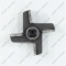 21002_2 Knife for industrial meat grinder MIM-300 D74mm 13.5x16.5mm oval hole photo 3 -
