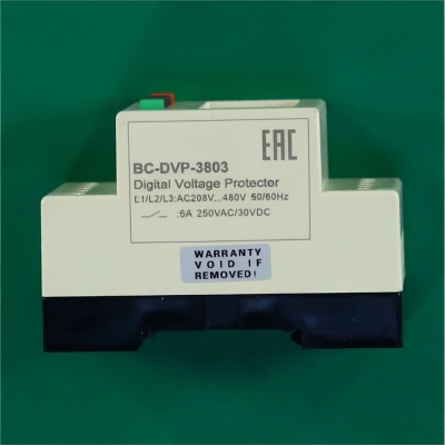 Реле напряжения 6А 380V 3 фазы BC-DVP-3803 photo 2401161