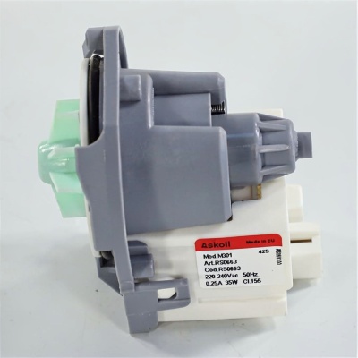 *Washing machine pump Askoll 3 latches 35 W chip back EBS105-015 M301 replacement PMP015WH photo 2425906 *Washing machine pump Askoll 3 latches 35 W chip back EBS105-015 M301 replacement PMP015WH photo 2425906