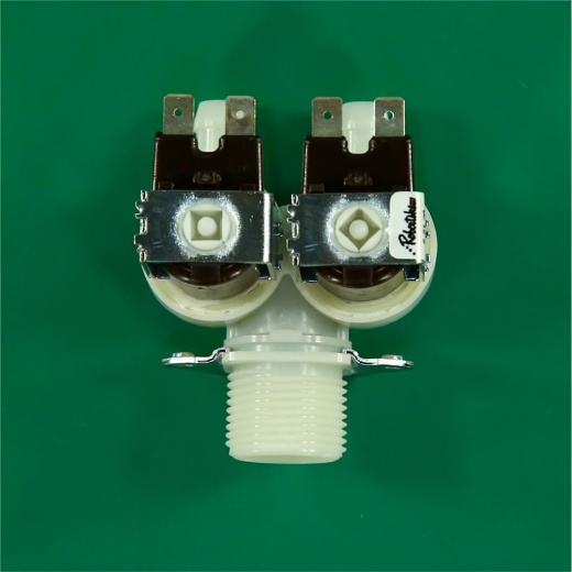 *Washing machine solenoid inlet valve 2 180° Ø12 mm terminals 220 V Robertshaw photo 3 - *Washing machine solenoid inlet valve 2 180° Ø12 mm terminals 220 V Robertshaw photo 3 -